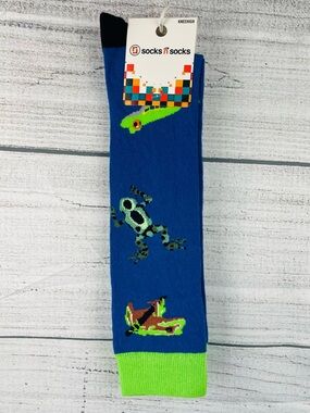 Socks n Socks Women's One Size Knee High Cute Frog Theme Socks - NEW 1 Pair